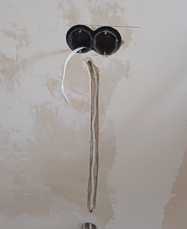 Atliktas elektros darbas