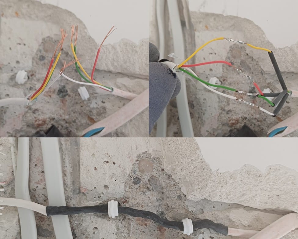 Atliktas elektros darbas